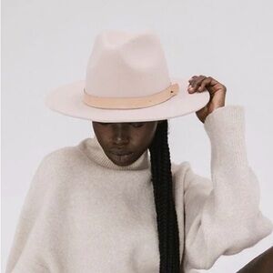Gigi Pip Shiloh Cream Fedora Hat with interchangeable bands